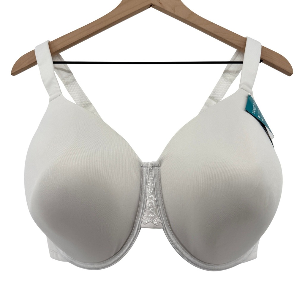 Vanity Fair Beauty Back Underwire Smoothing Bra 42H White 76380 Full Figure NWT